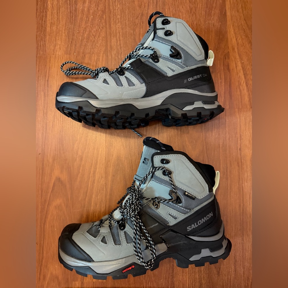 Salomon Gray and Black Winter Boots - Picture 5 of 11